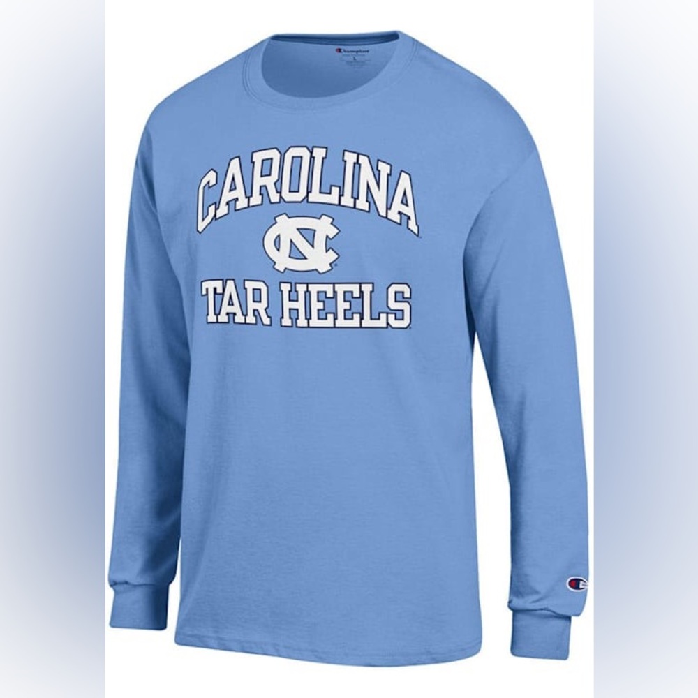 Men’s Champion North Carolina Tarheels Long Sleeve Shirt